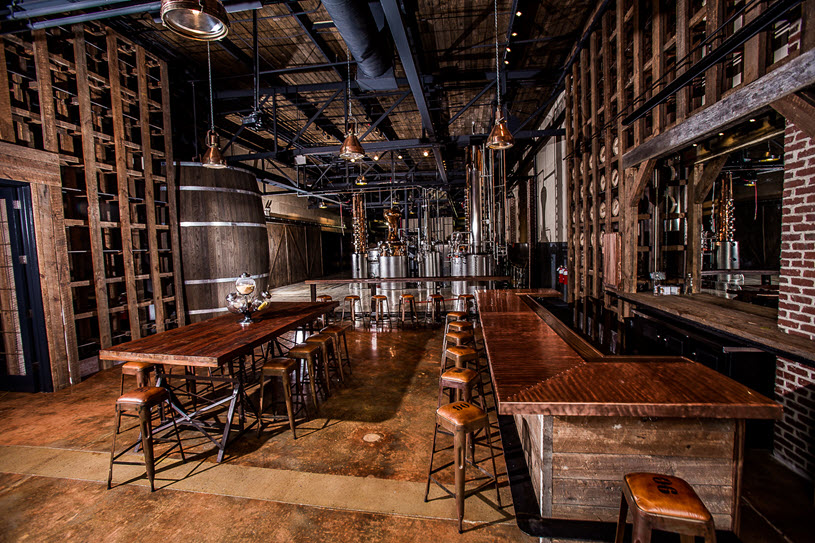 Charleston Distilling Co. Bar Area