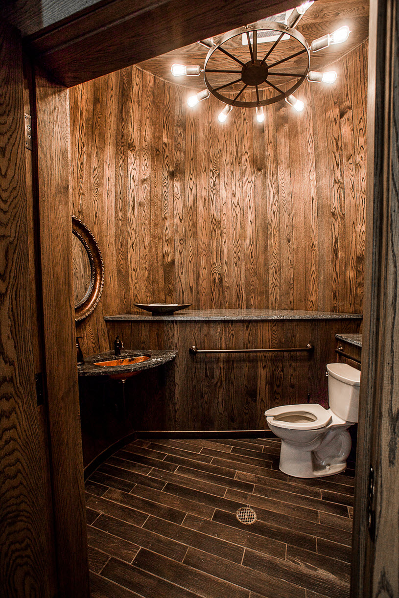 Charleston Distilling Co. Restroom Interior