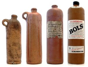 Old Potter Bottles of Genever
