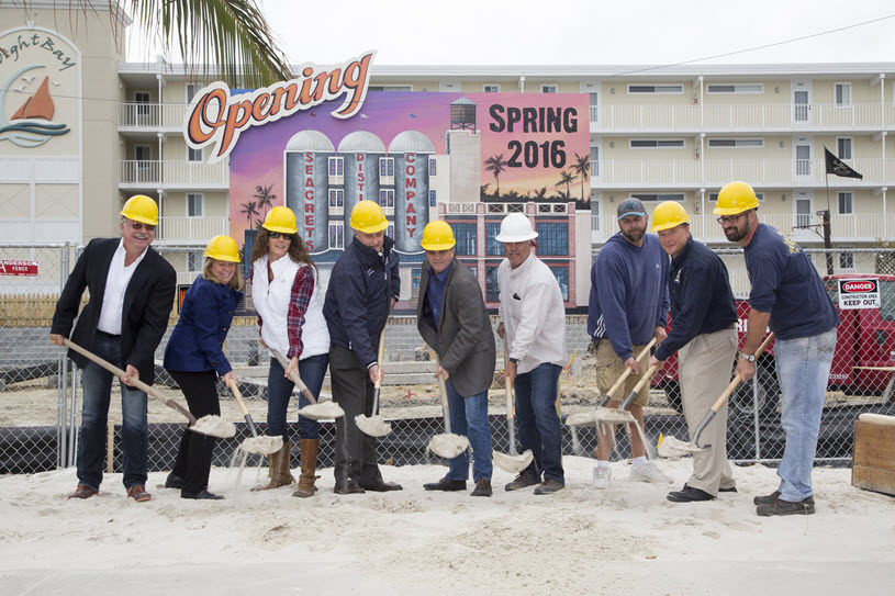 Seacrets Distillery Groundbreaking