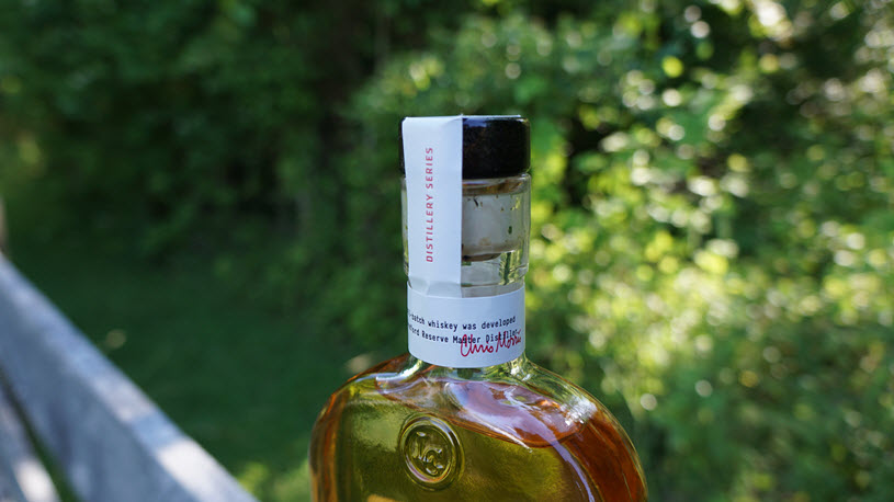 Woodford Reserve's Distillery Series Five Malt Whiskey Cap Label