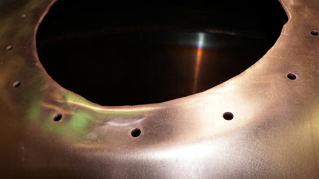 Vendome Copper & Brass Works - Inside of Copper Pot Still