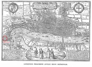 572 London Hoefnagels - Map of London