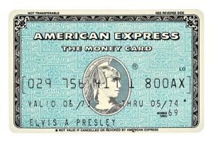 Elvis Presley American Express Card Front