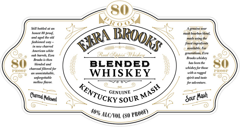 Ezra Brooks Blended Whiskey 02-2016
