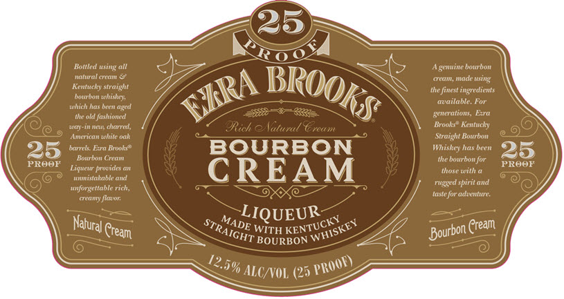 Ezra Brooks Bourbon Cream Liqueur.