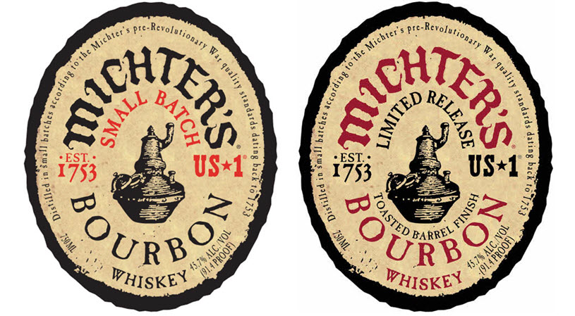 Michter's US1 Kentucky Straight Bourbon Whiskey and Toasted Barrel Bourbon Whiskey