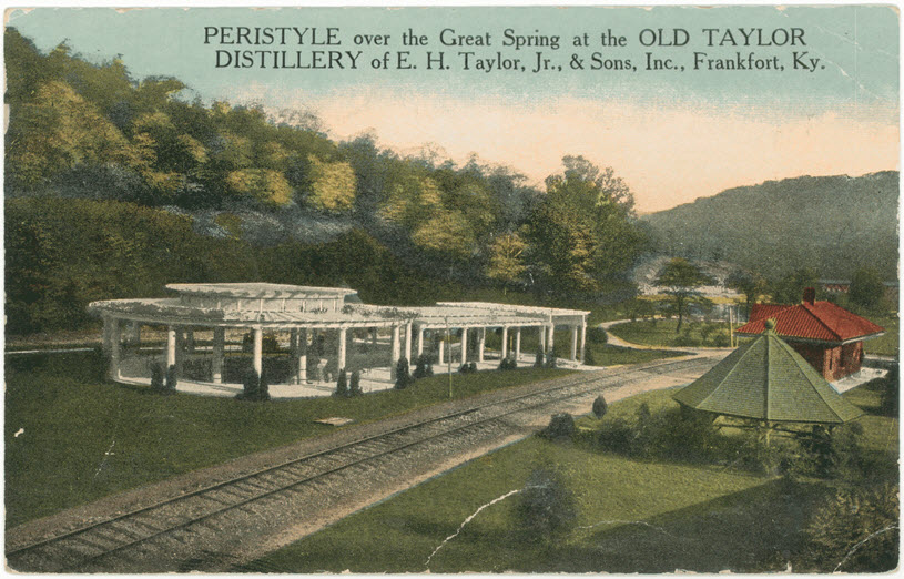 Peristyle over Great Spring at the Old Taylor Distillery
