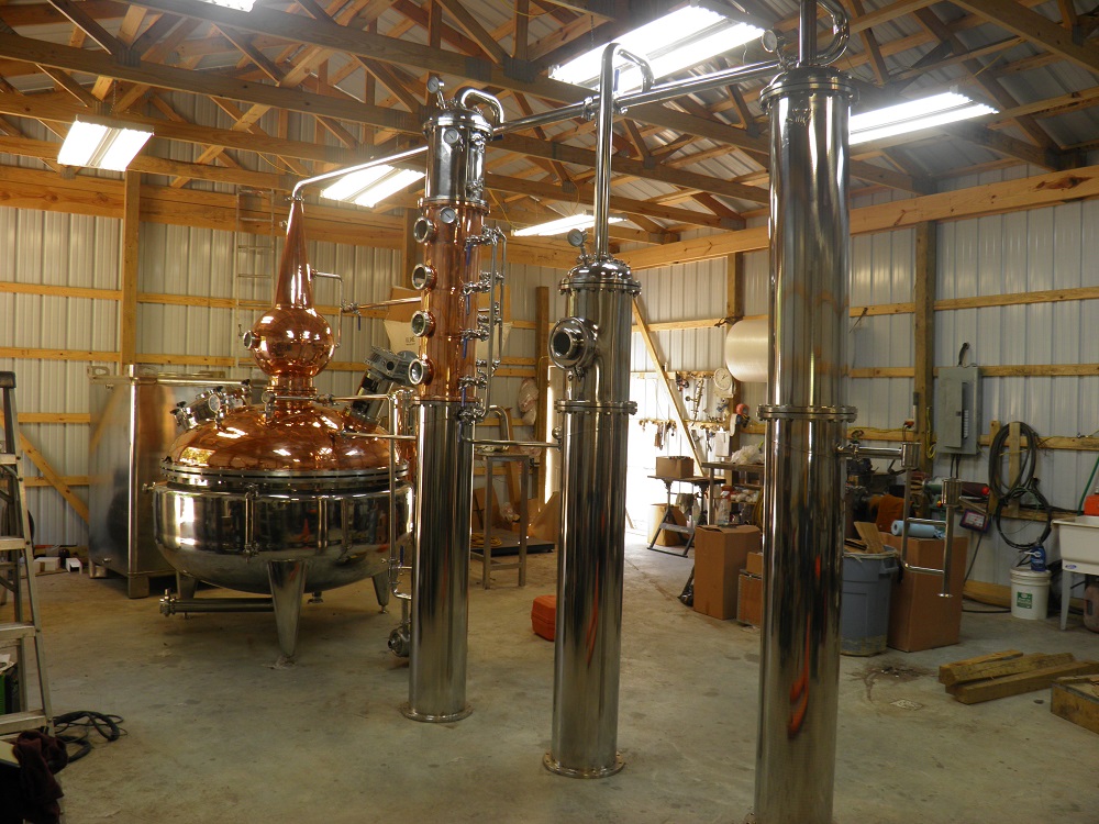 Affordable Distillery Equipment - 300 Gallon Copper Top Ultra Pro Whiskey Still