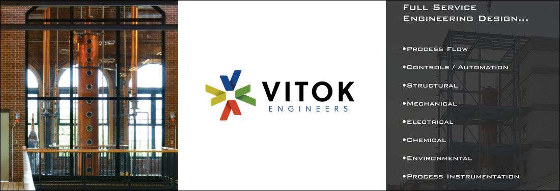 Vitok Engineers - Full Service Engineering Design Services, 350 Distillery Projects Completed and Counting