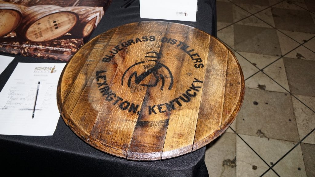 Bourbon Mixer - Auction - Bluegrass Distillers Barrel Head