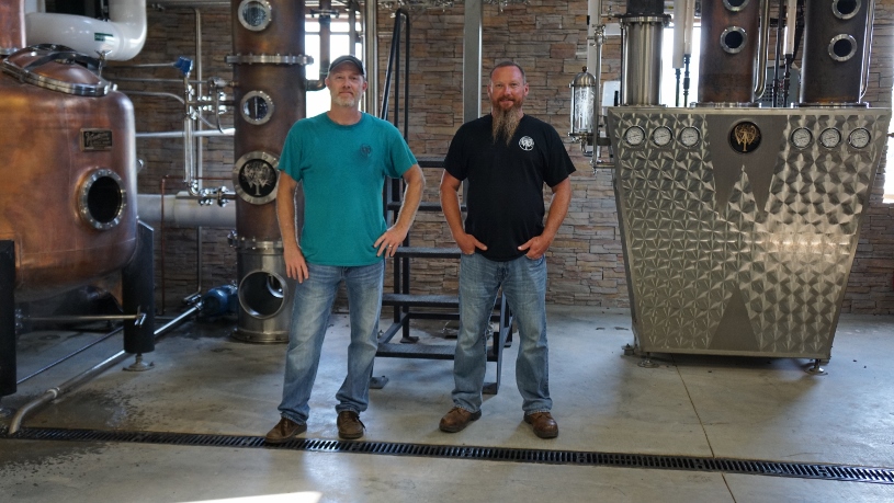 Wilderness Trail Distillery, co-founders Shane Baker and Dr. Pat Heist