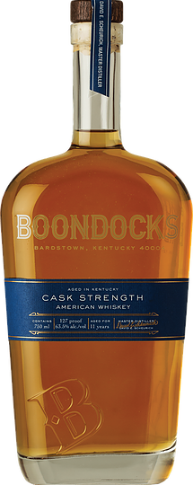 Boonedocks Cask Strength American Whiskey Bottle