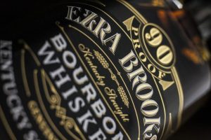 Ezra Brooks Kentucky Straight Bourbon Whiskey - Label