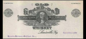 Old Grand-Dad Whiskey - Letter Dated 1909