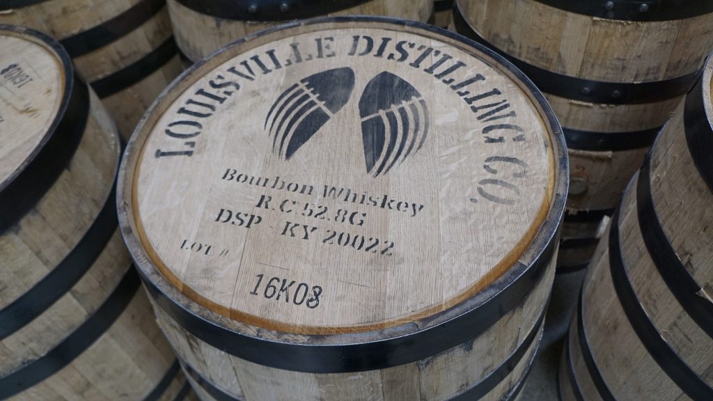 Louisville Distilling Co. Bourbon Whiskey Barrel