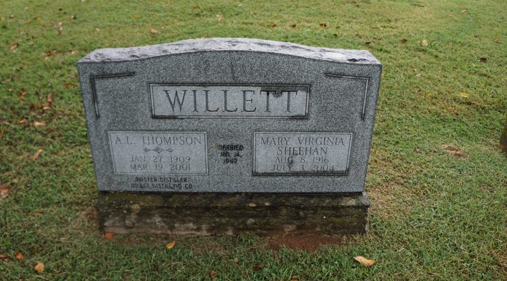 A.L. Thompson Willet Master Distiller, 1909-2001
