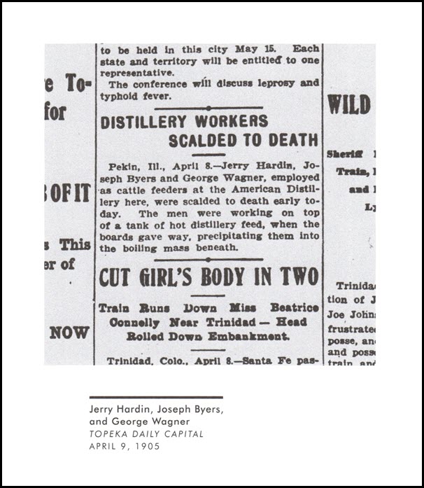 Distillery Workers Scalded to Death