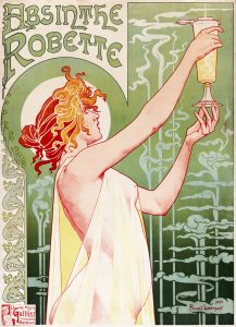 1790 Green Fairy Private Livemont-Absinthe Robette-1896