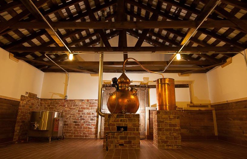 H Clark Distillery - Still & Condenser