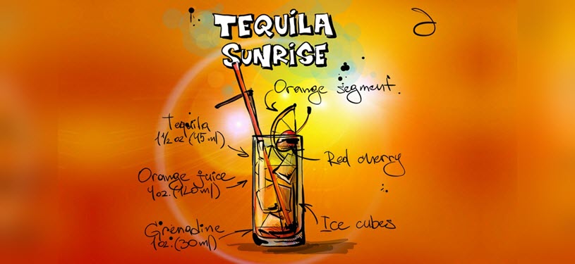 How to Make a Tequila Sunrise Cocktail