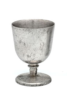 Traditional French Aluminium “Coquetier” Cup
