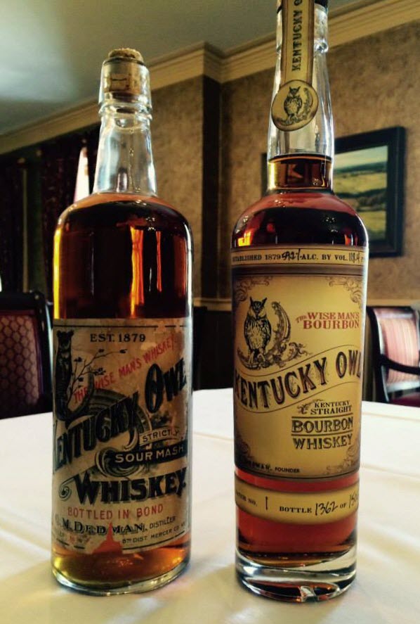 Kentucky Sour Mash Whiskey - Original Bottle and new Bottle