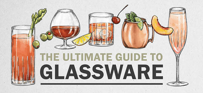 The Ultimate Guide to Glassware Infographic