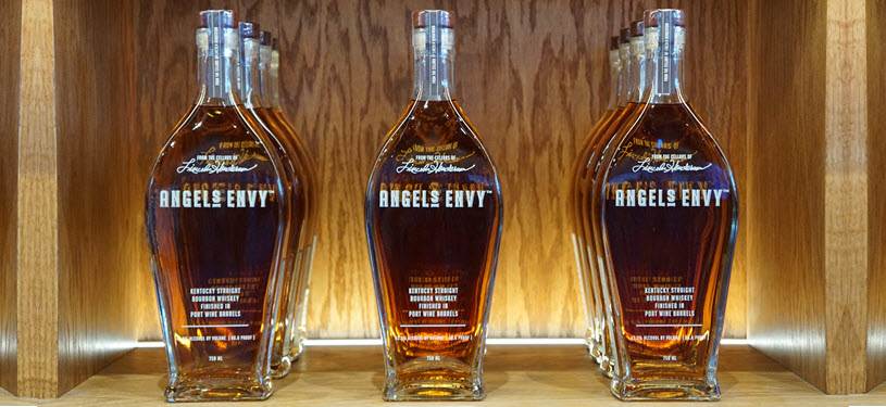Angel's Envy Distillery - Bottles in Gift Shop
