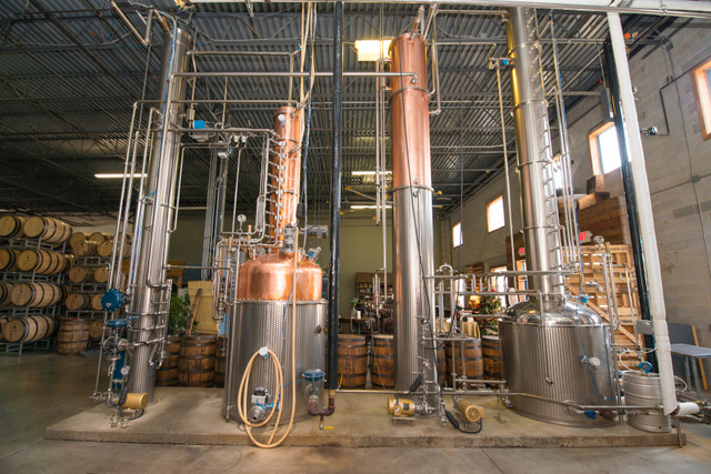 Manatawny Still Works Distillery - Pot and Column Stills