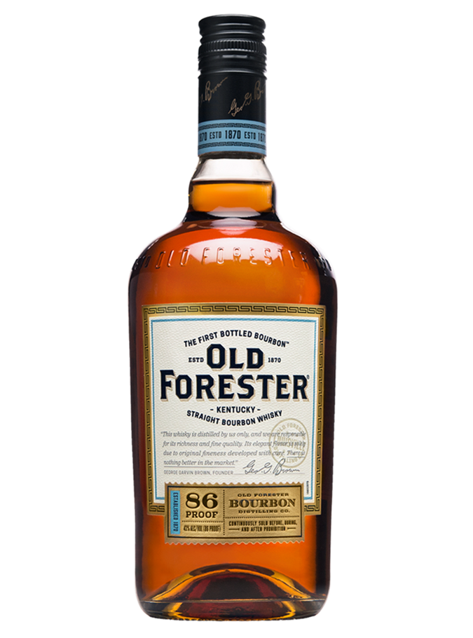 Old Forester 86 Proof Kentucky Straight Bourbon Whiskey, New Package Design