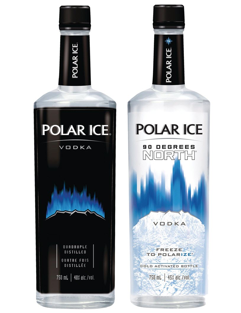 Polar Ice Vodka - Bear-less Bottle Label