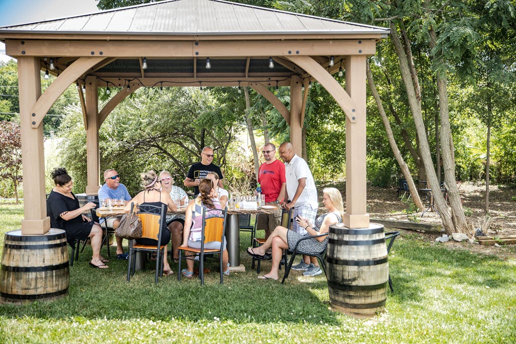 Filibuster Distillery - Outdoor Seating and Gazebo