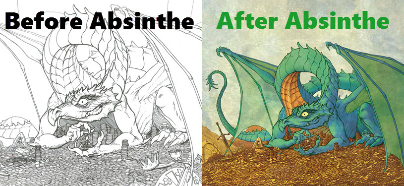 Absinthe - Before and After Imbibing