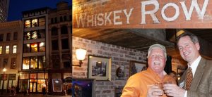 Evan Williams Bourbon Experience -Master Distillery Charlie Downs & Bourbon Brotherhood Founder Bruce Corwin