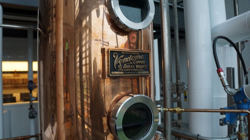 Sagamore Spirit Distillery - Vendome Copper & Brass Works 40' Tall Column Still