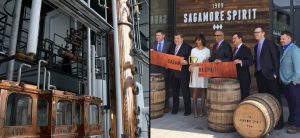 Sagamore Spirit Distillery - Ribbon Cutting and 40' Vendome Polished Copper Column Still