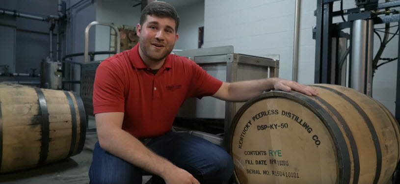 Kentucky Peerless Distillery - Head Distiller Caleb Kilburn