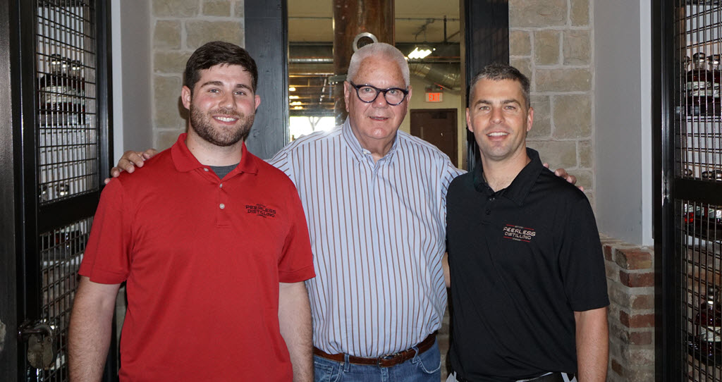 Kentucky Peerless Distilling - Chairman Corky Taylor, President Carson Taylor, Head Distiller Caleb Kilburn