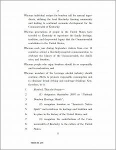 S. Res. 294 September is National Bourbon Heritage Month, Page 2