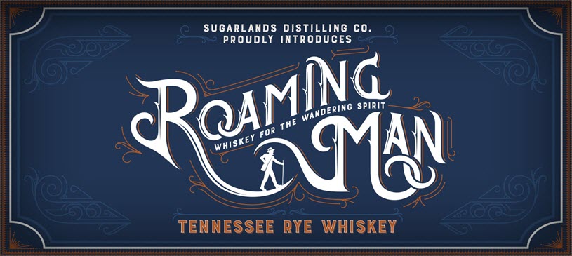 Sugarlands Distilling - Roaming Man Tennessee Straight Rye Whiskey, Cask Strength