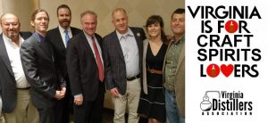 Virginia Distillers Association Member with Senator Tim Kaine