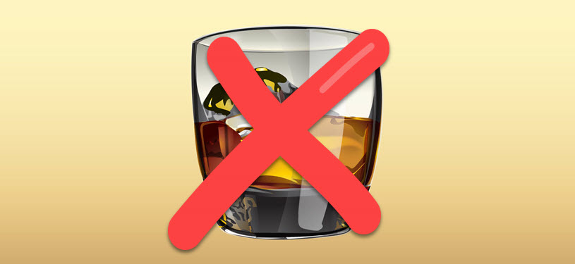 Glass of Whiskey - Not Allowed
