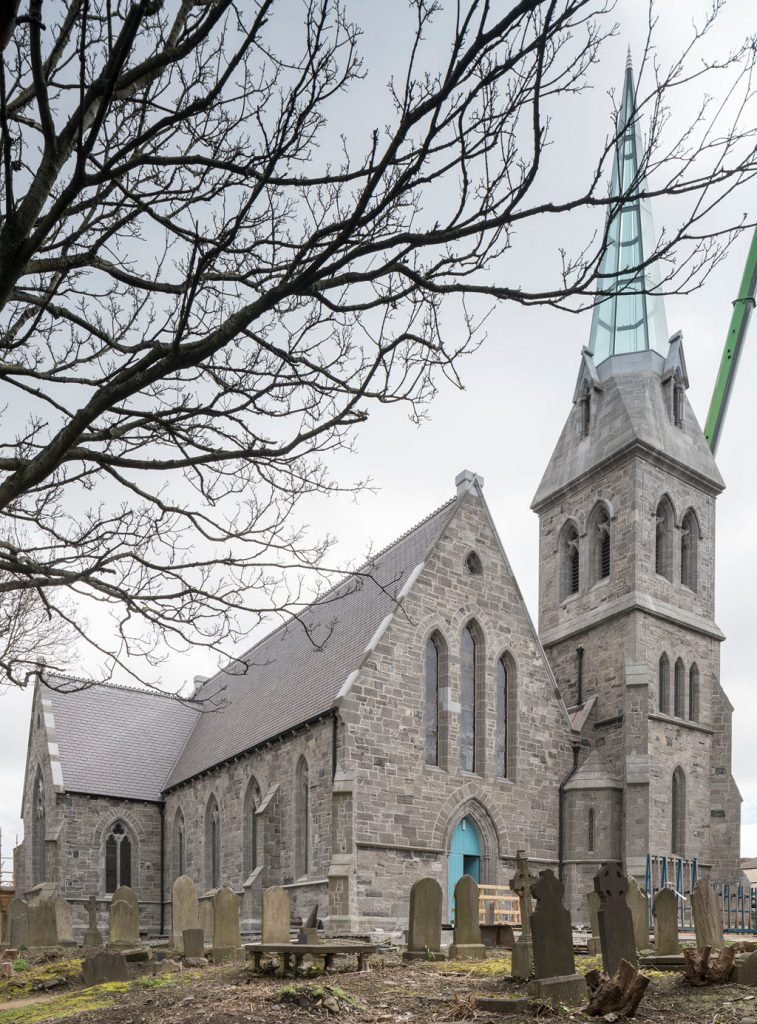 Pearse Lyons Distillery - The Church Liberty Spire and Cemetery
