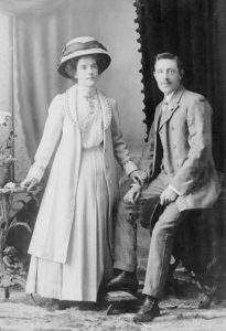 Pearse Lyons Distillery - Wedding photograph of John Hubert and Annie Lyons 1911
