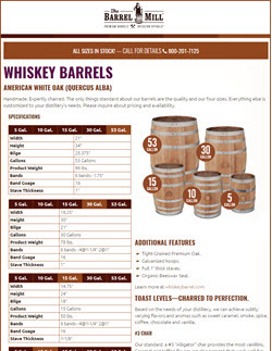 The Barrel Mill - Available in 5, 10, 15, 30 and 53 Gallons