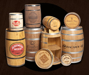 The Barrel Mill - Custom Display Barrels