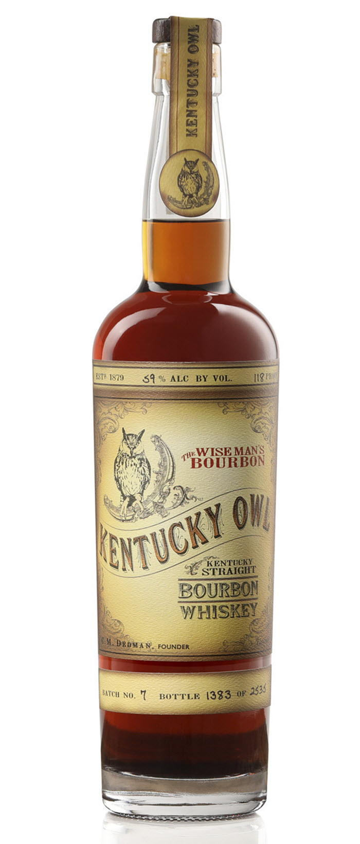 The Wiseman's Bourbon - Kentucky Owl Bourbon, Batch 7