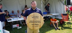 Kentucky Bourbon Festival - Barrel Relay, 1st Place Men's Individual Winner, Heaven Hill Distillery