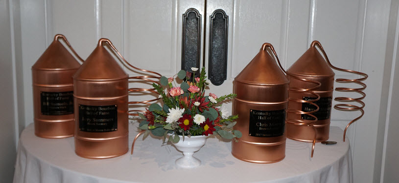 Kentucky Distillers' Association - Kentucky Bourbon Hall of Fame 2017 Copper Stills
